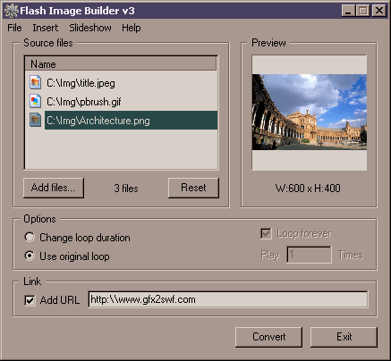 Flash Image Builder Screenshot